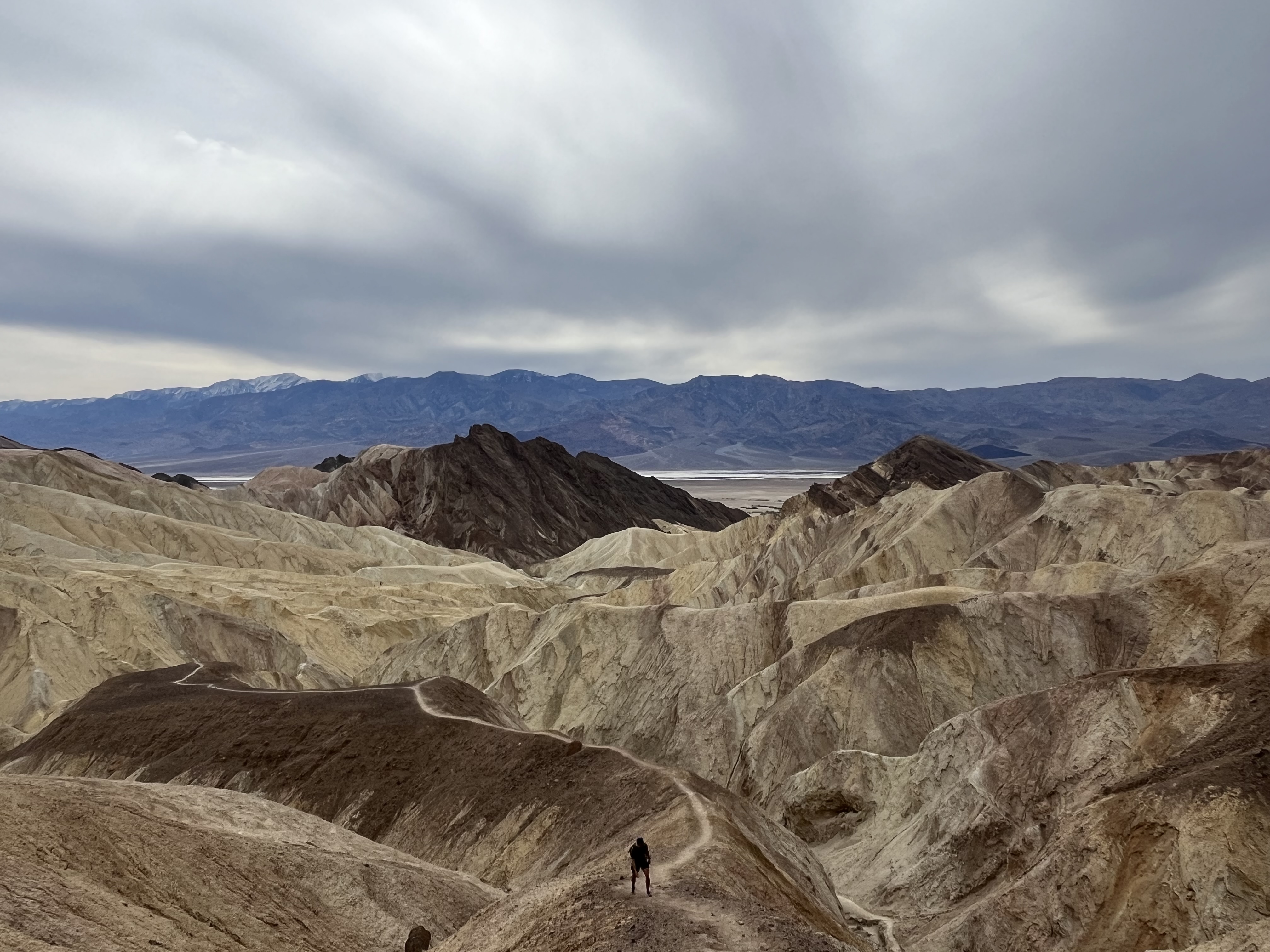 Interesting geology in Death Valley National Park, Spring 2025.