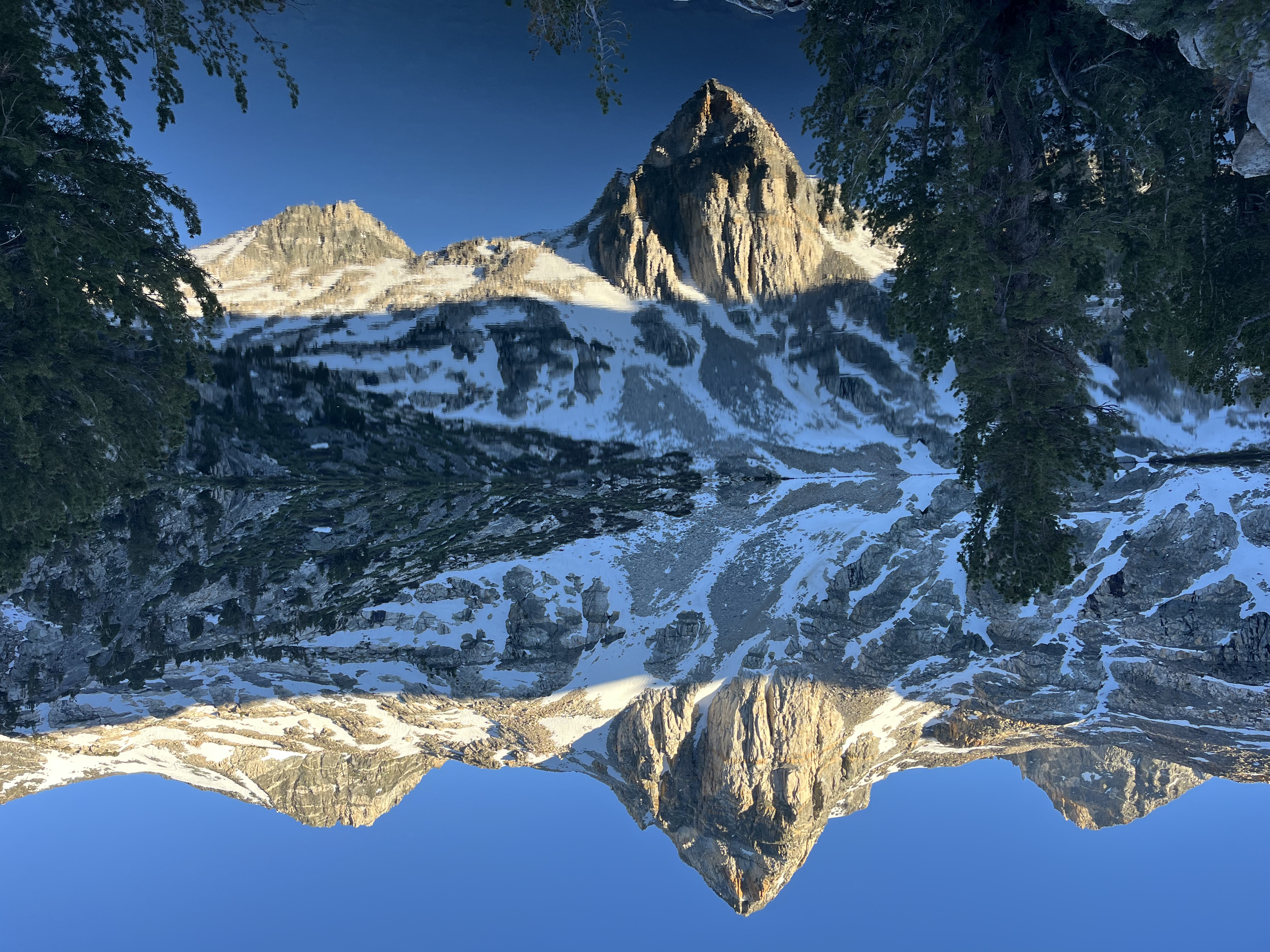 A very still morning on the JMT, Summer 2025